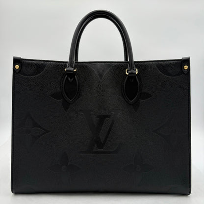 Louis Vuitton OnTheGo Empreinte Black Leather MM