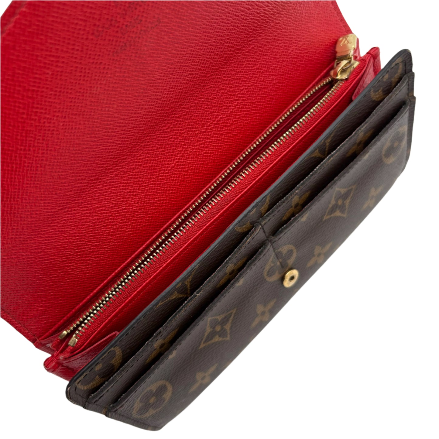 Louis Vuitton Sarah Wallet Poppy Interior Monogram