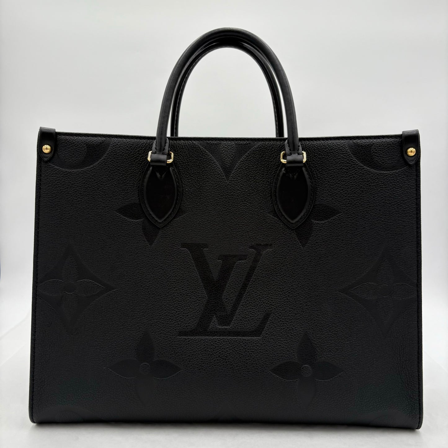 Louis Vuitton OnTheGo Empreinte Black Leather MM