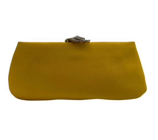 Chanel Camelia Clasp Clutch-Canary Yellow