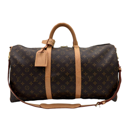 Chipped Louis Vuitton Keepall Bandouliere 50 Monogram