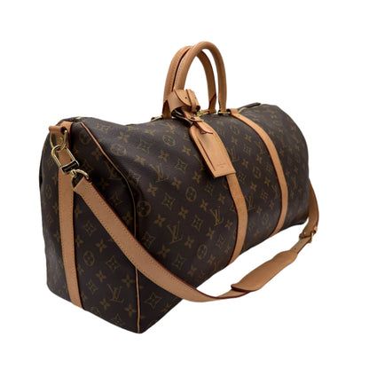 Chipped Louis Vuitton Keepall Bandouliere 50 Monogram