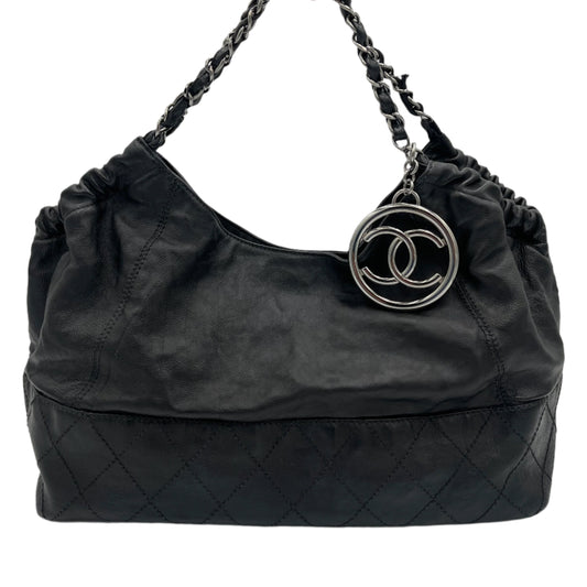 2008 Chanel Coco Cabas Tote-Blk Leather