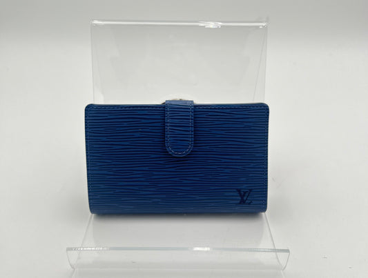 Louis Vuitton Porte Monnaie Vie-Blue Epi