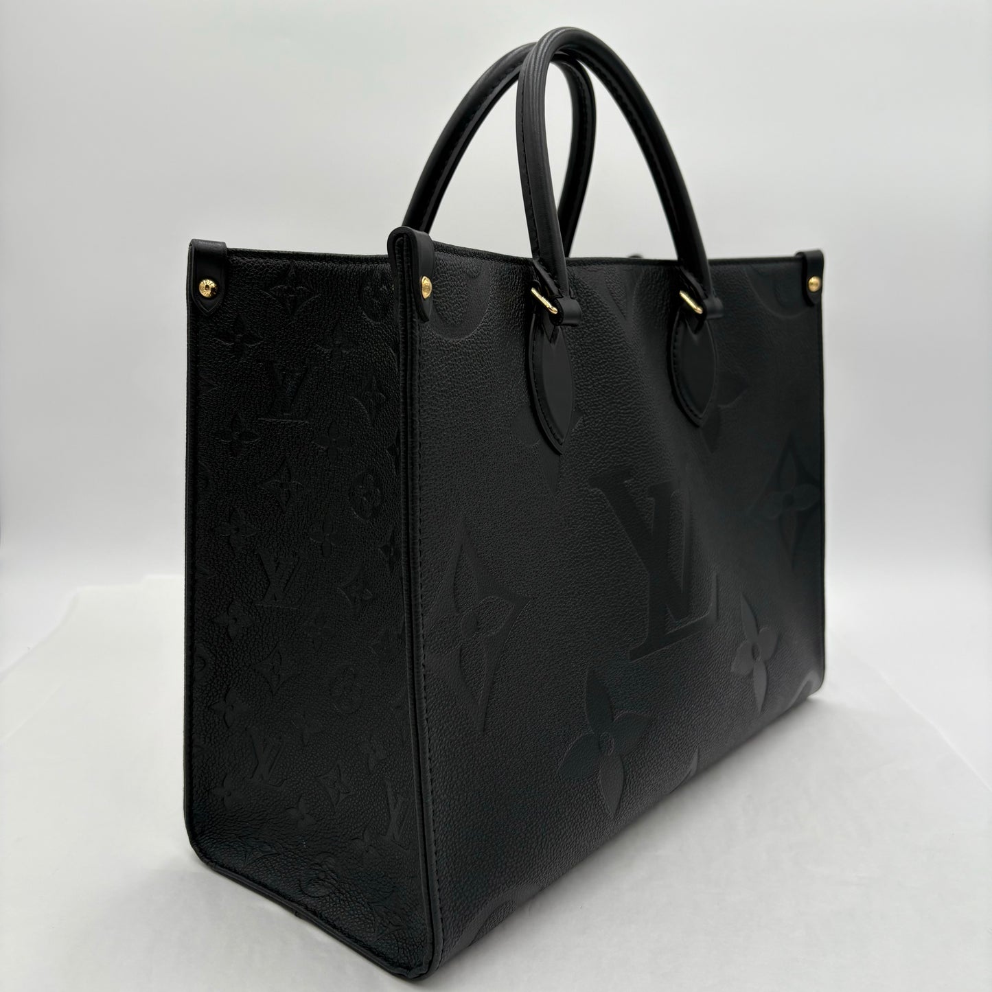 Louis Vuitton OnTheGo Empreinte Black Leather MM