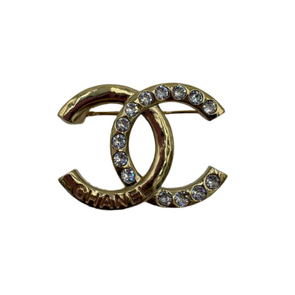 2024 Chanel CC Crystal Brooch