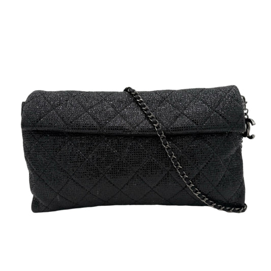 2015 Chanel Crossbody/Clutch-Black/Coated