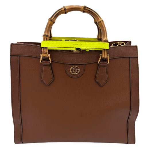 Gucci Diana Medium Brown Tote Bag