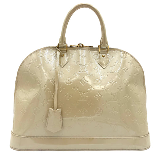 Louis Vuitton Alma Vernis GM-Ivory