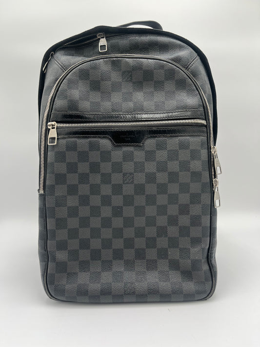 Louis Vuitton "Michael" Backpac-Damier Graph