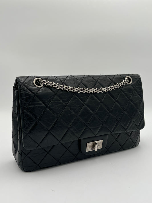 Chanel Reissue Double Flap 227-Black : 227