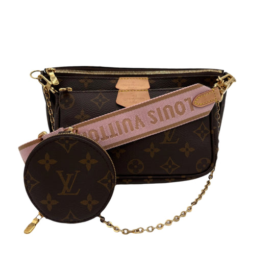 MIB Louis Vuitton  Monogram Multi Pochette Accessories Pink