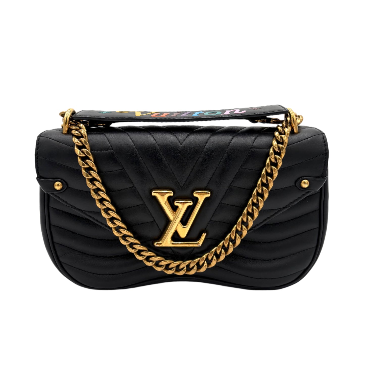 Louis Vuitton New Wave Chain Bg-Black : MM