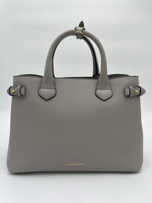 Burberry Banner Tote-Grey