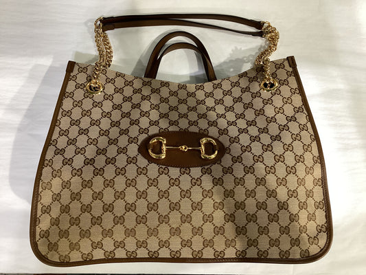 Gucci Horsebit 1955 GG Tote Bag