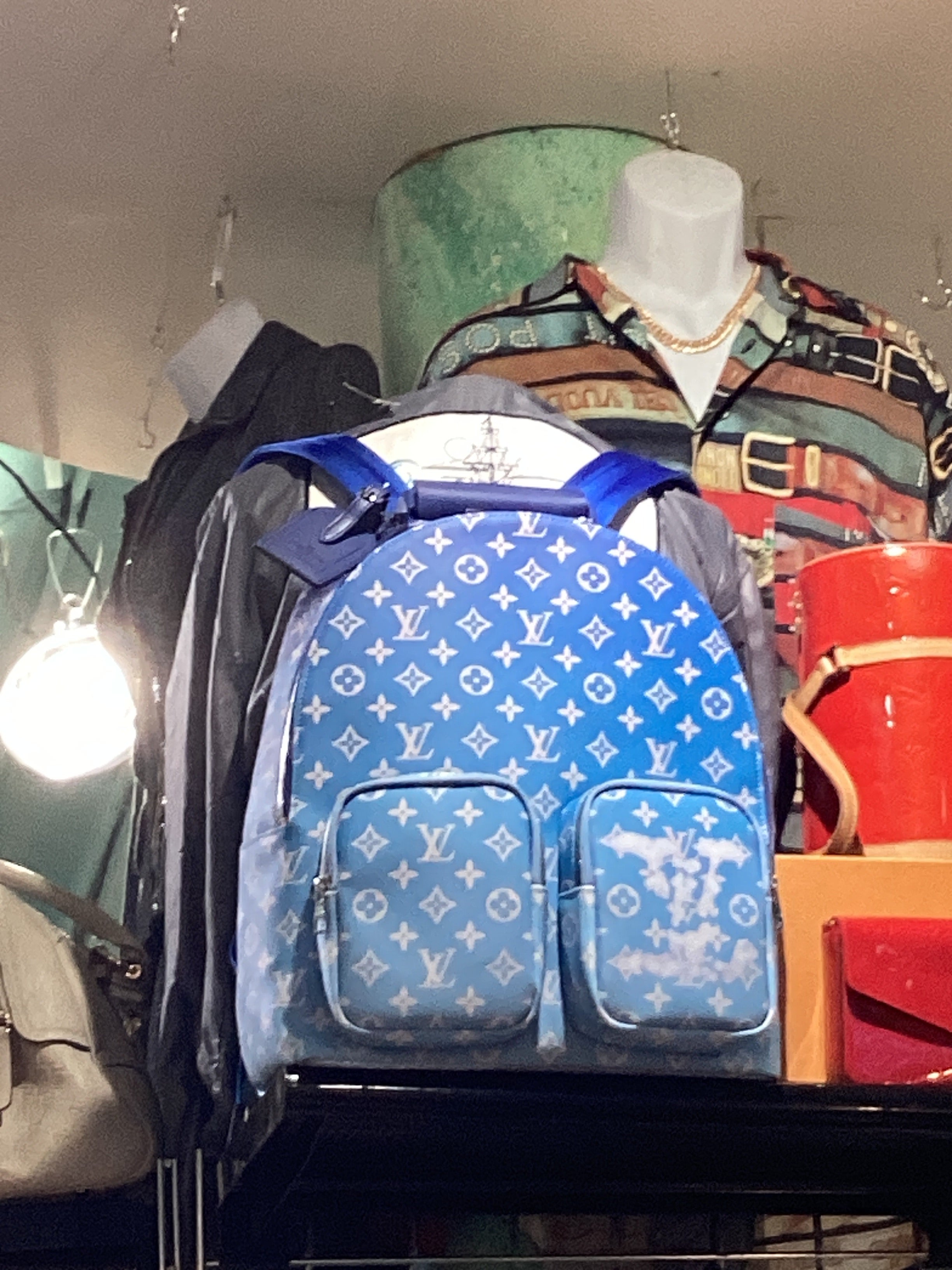 Popular Louis Vuitton open backpacks