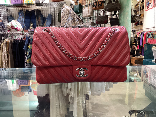 Chanel Chevron Soft Flap Jumbo Lamskin